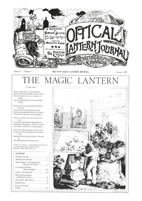 New Magic Lantern Journal Vol.  5 No.  1