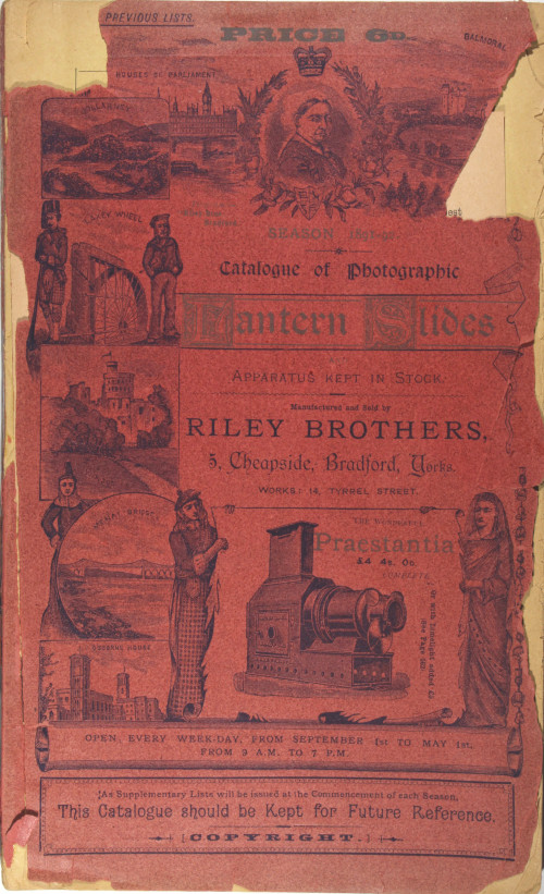 Front cover of randomly-selected catalogue
