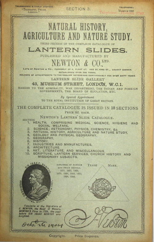 Front cover of randomly-selected catalogue