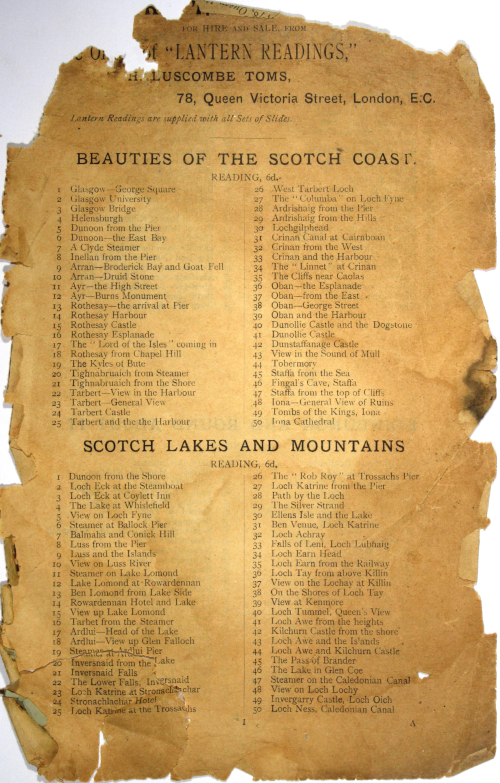 Front cover of randomly-selected catalogue